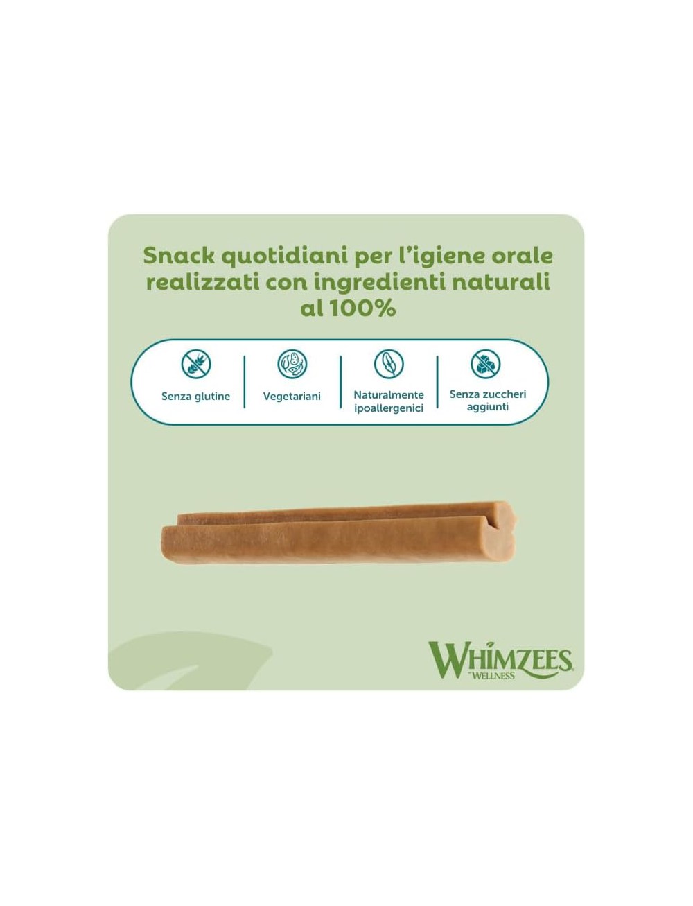 WHIMZEES Stix per Cuccioli XS/S, 28 Pezzi – Taglia XS & S, Snack per Cuccioli di Taglia Molto Piccola/Piccola, Naturali & Senza
