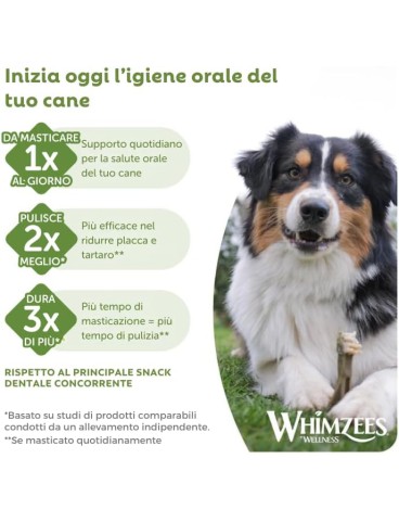 WHIMZEES Stix per Cuccioli XS/S, 28 Pezzi – Taglia XS & S, Snack per Cuccioli di Taglia Molto Piccola/Piccola, Naturali & Senza