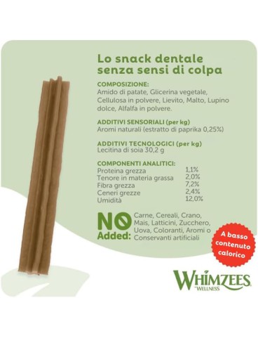 WHIMZEES Stix per Cuccioli XS/S, 28 Pezzi – Taglia XS & S, Snack per Cuccioli di Taglia Molto Piccola/Piccola, Naturali & Senza
