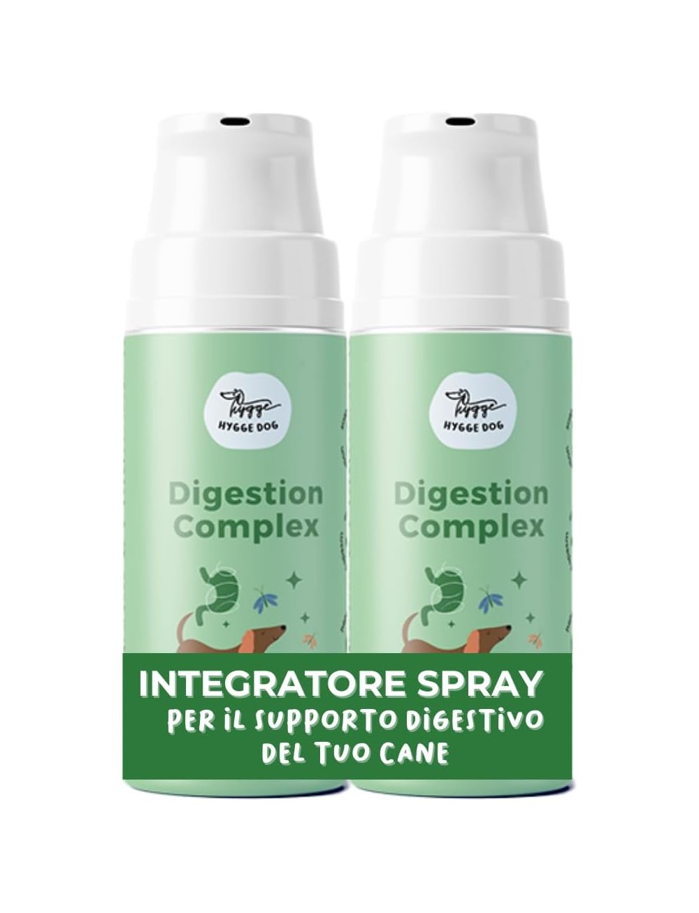 Digestion Complex – Probiotico per Cani | Topper Digestivo con Prebiotici e Fitoestratti Naturali | Integratore Flora